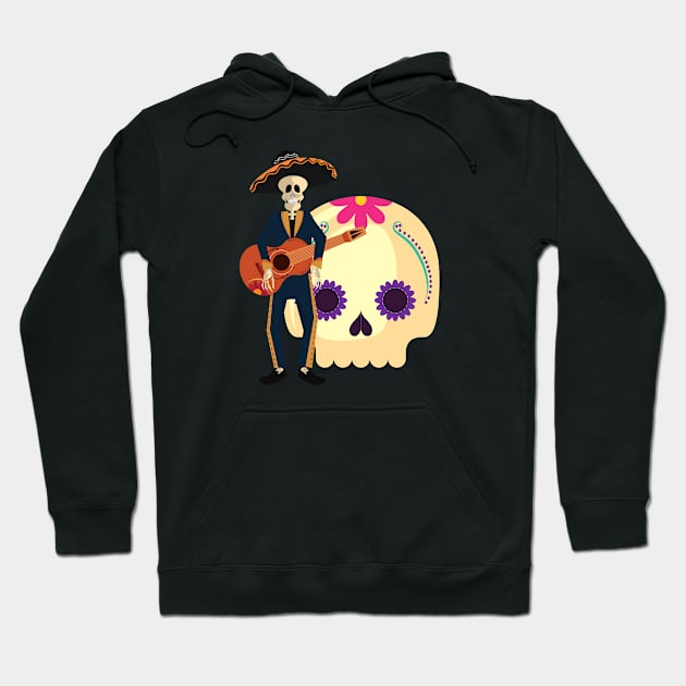 Día De Muertos Hoodie by baha2010